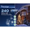 240 Snowing Icicle Lights White