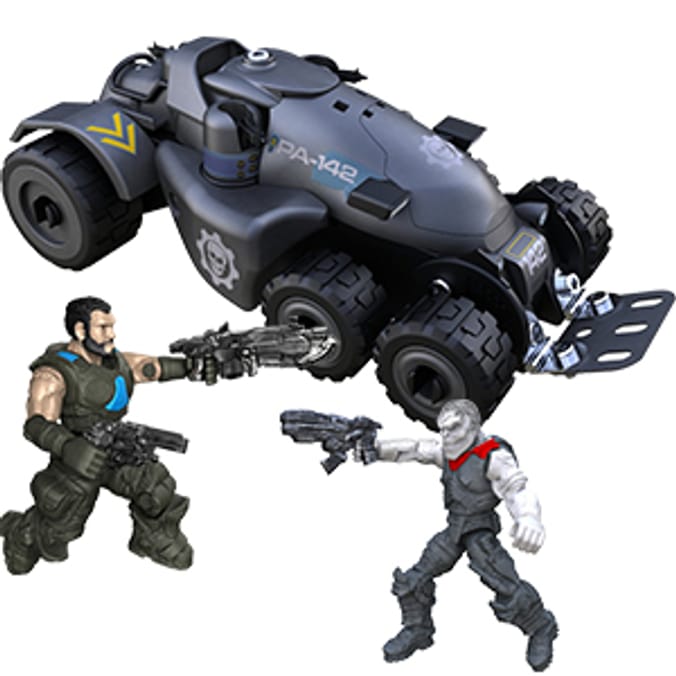 Gears of War Armadillo Construction Set Meccano build dominic dom