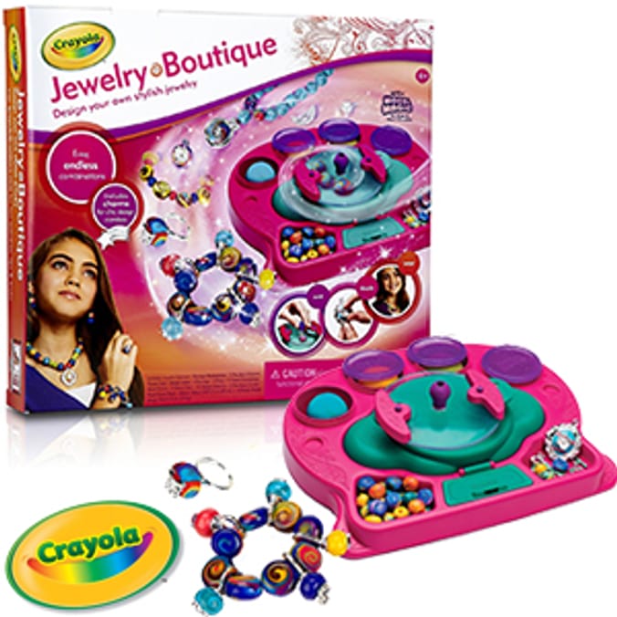 Crayola Jewellery Boutique jewelry necklace bracelet customise create Home Bargains