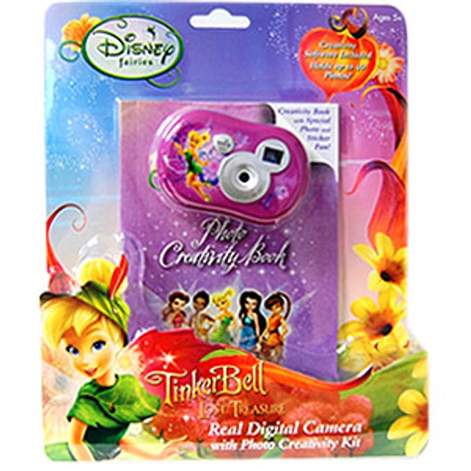 Tinkerbell Digital Camera with Creativity Kit Home Bargains