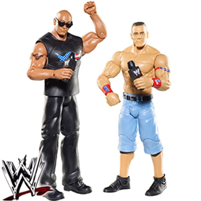 WWE WrestleMania The Rock & John Cena Figures, 2 Pack : : Toys