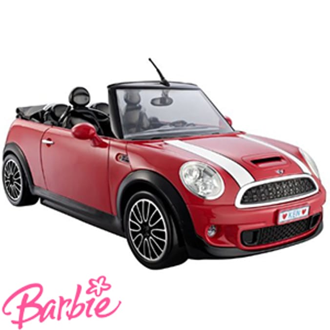 Mini best sale barbie car