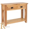 Rutland Natural Oak Console Table