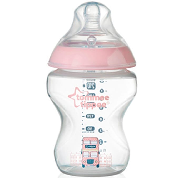 Tommee Tippee: Pink Bottles (6 x 260ml)