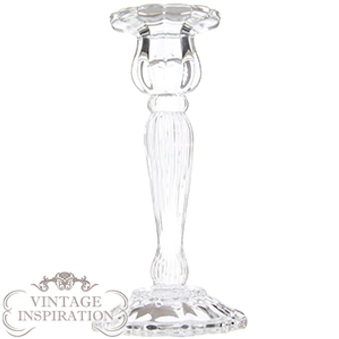 Vintage Inspiration Glass Candlestick (Case of 12) candle stick glass