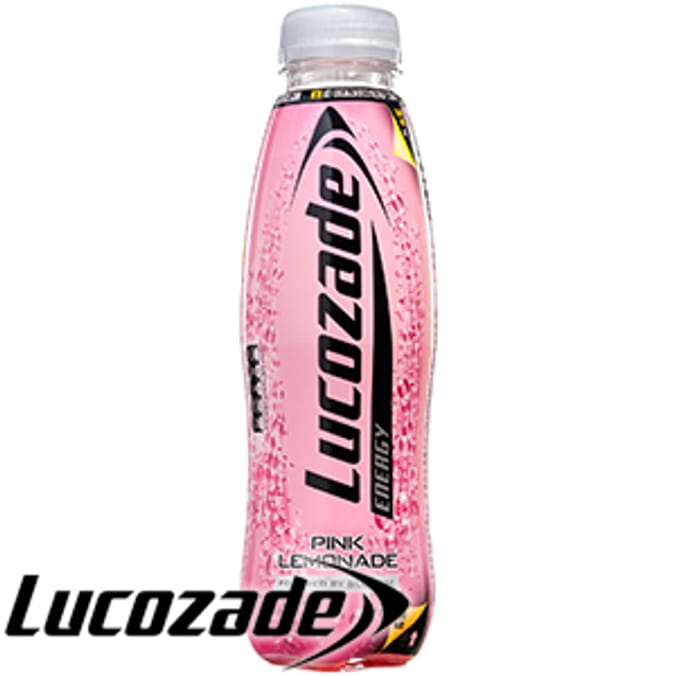 Lucozade Pink Lemonade (24 x 380ml Bottles)