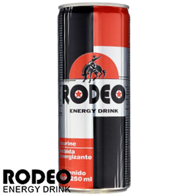 Rodeo Energy Drink (24 x 250ml Cans), energy drinks, sports drinks