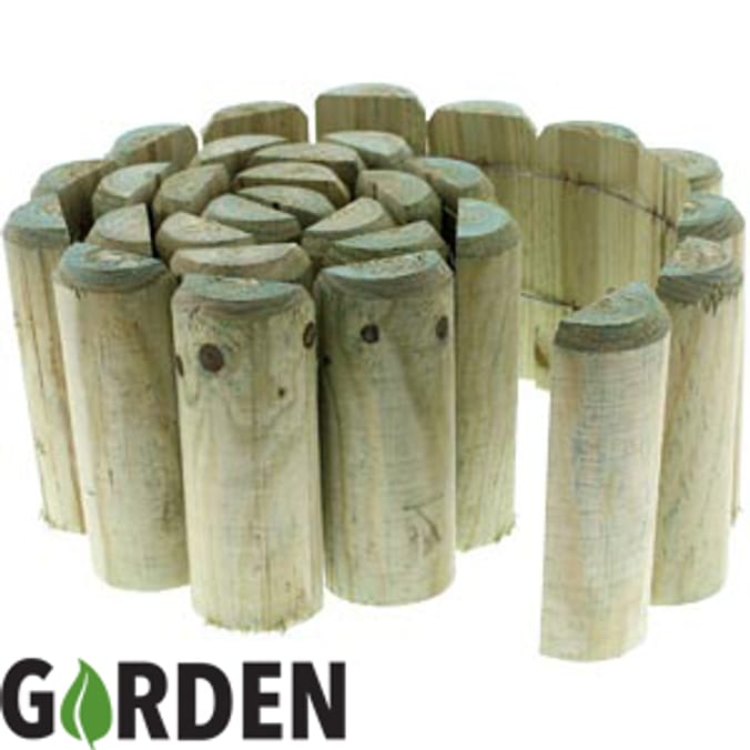 Garden 1.8m Wooden Border Roll 