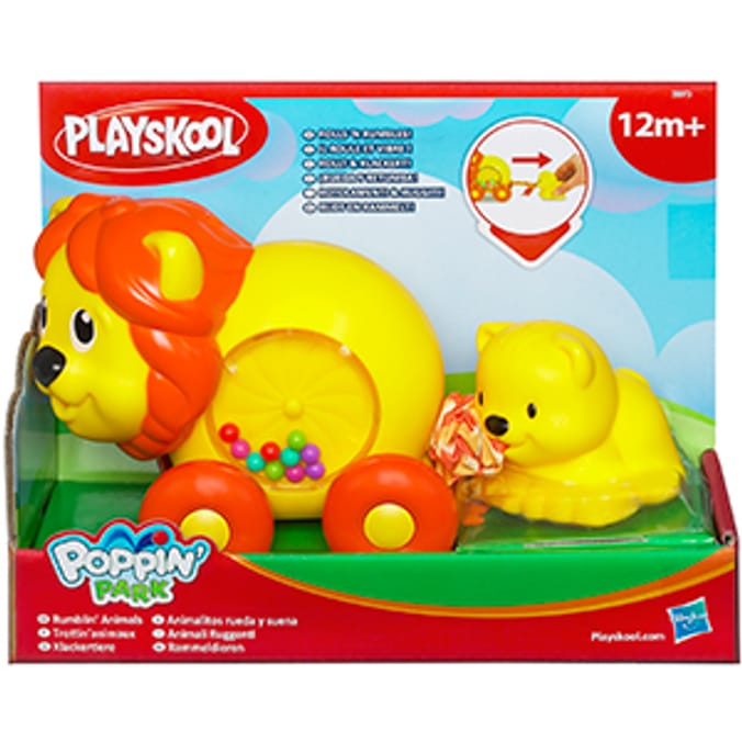 Playskool Poppin Park Rumblin Animals hasbro lions interactive baby toddler educational development Home Bargains