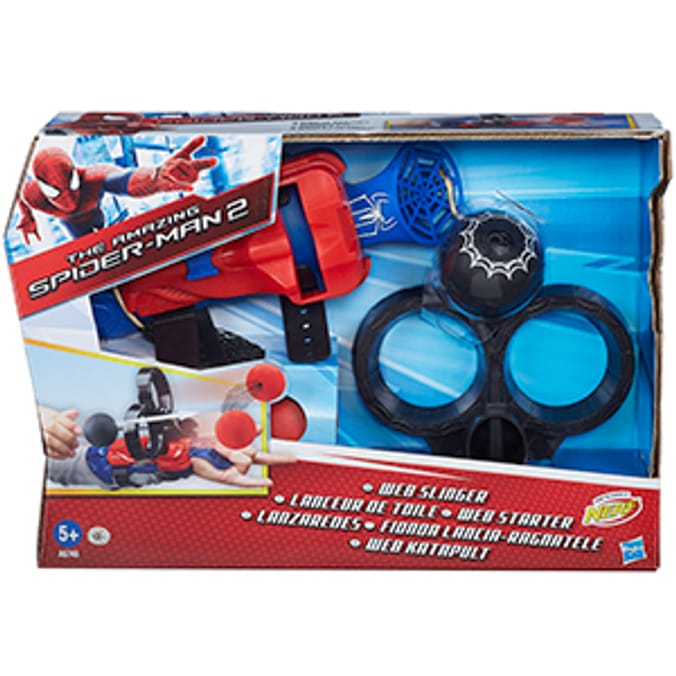 SpiderMan 2  Slinger balls web net action figure original nerf