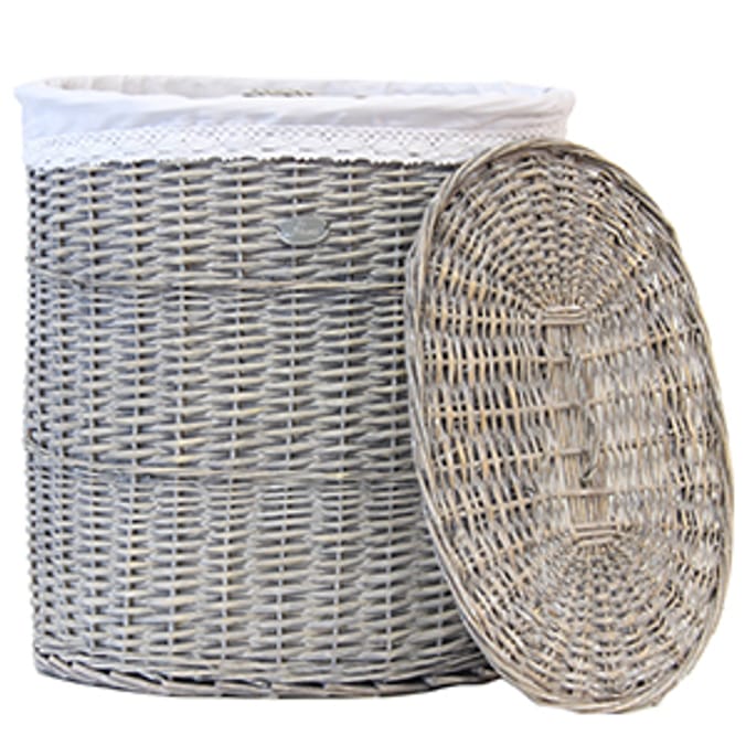 Wash Grey Willow Laundry Baskets (Set of 2)wash basket, washing baskets