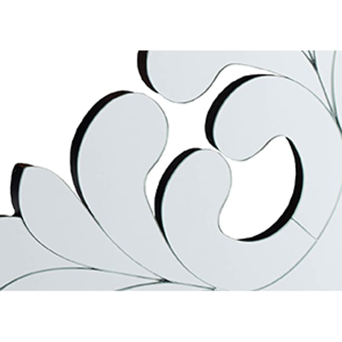 Crystal Wonderland Snowflake Mirror mirrers, mirors, mirroors, mirrors Home Bargains