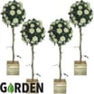 Artificial Tree: 4ft Rose (Set Of 4)