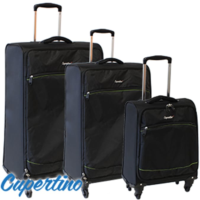 Cupertino Superlight Suitcase: Black