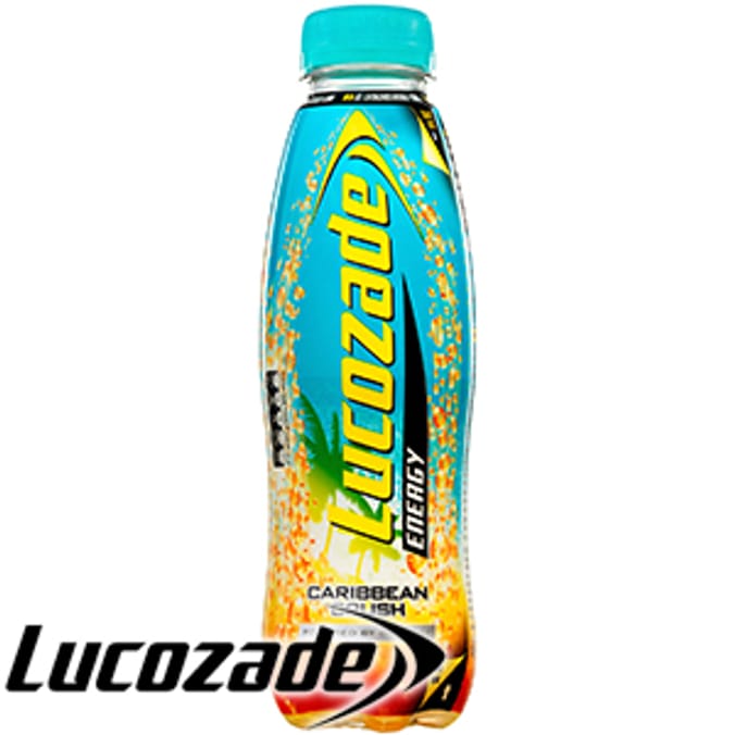 Lucozade Caribbean Crush (24 x 380ml Bottles) energy sports drink Home Bargains