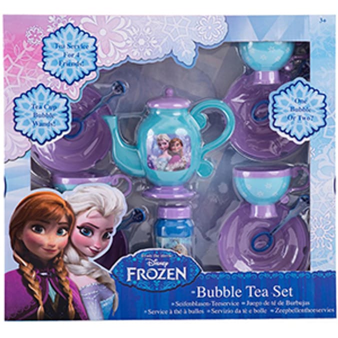Disney Frozen Bubble Tea Set Home Bargains