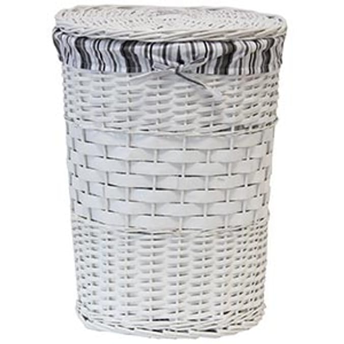 White Willow Laundry Baskets (Set of 3) Home Bargains