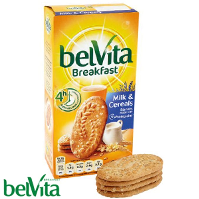 Belvita Breakfast Biscuits: Milk & Cereals (10 x 6 Packs)