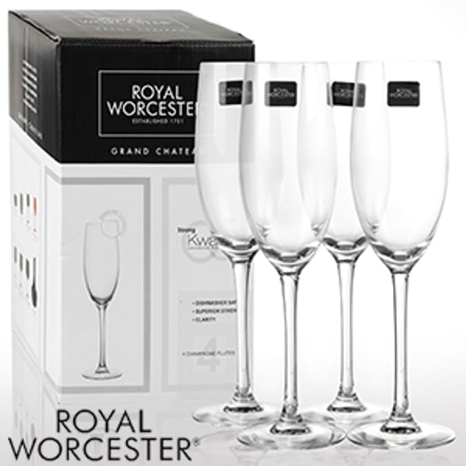 Royal Worcester Grand Chateau Champagne Flute (Case of 24) Home Bargains