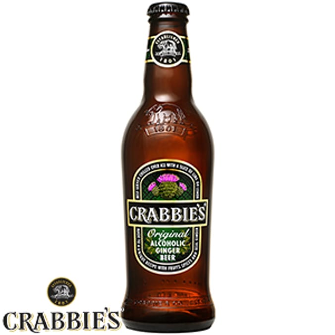 Crabbie's Original Alcoholic Ginger Beer (24 Bottles) new ale cider