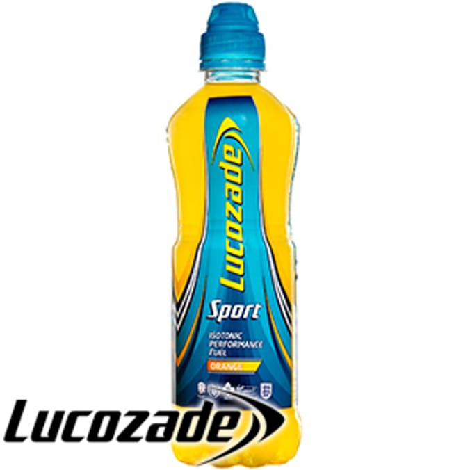 Lucozade Sport Orange (Case of 12 Bottles) energy isotonic sports drink football packed lunch