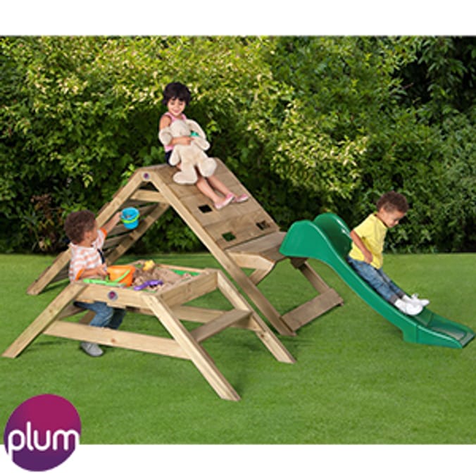 Plum Play and Picnic Centre outdoor toys climbing frame slide play