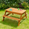 Plum: Surfside Sand & Water Wooden Picnic Table