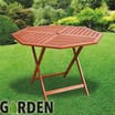 Devon Wooden Octagonal Garden Table