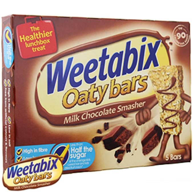 Weetabix Oaty Bars Milk Chocolate (Case of 50 Bars) kids lunchbox