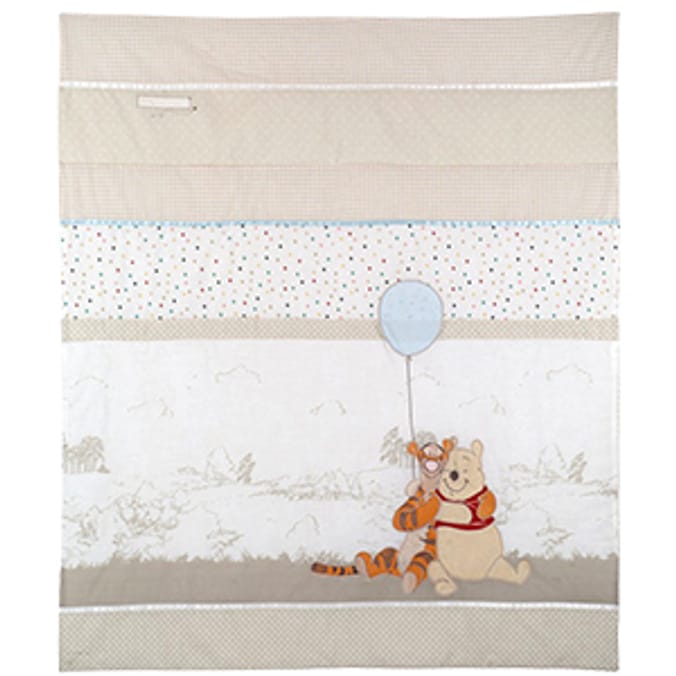 Winnie the Pooh Embellished Cot Quilt