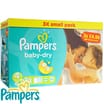 Pampers Baby-Dry: Case of 60 Nappies (Size 4)