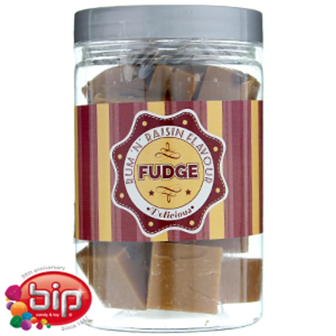 Rum & Raisin Fudge Jar (Case of 12) retro toffee sweets classic and + candy Home