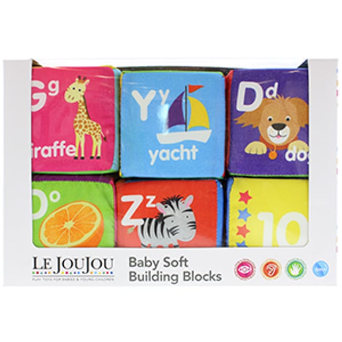 Le Jou Jou Baby Soft Building Blocks Home Bargains