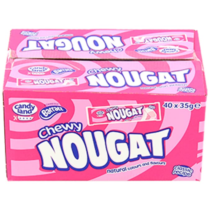 Candy Land: Chewy Nougat (Case of 40 Bars)