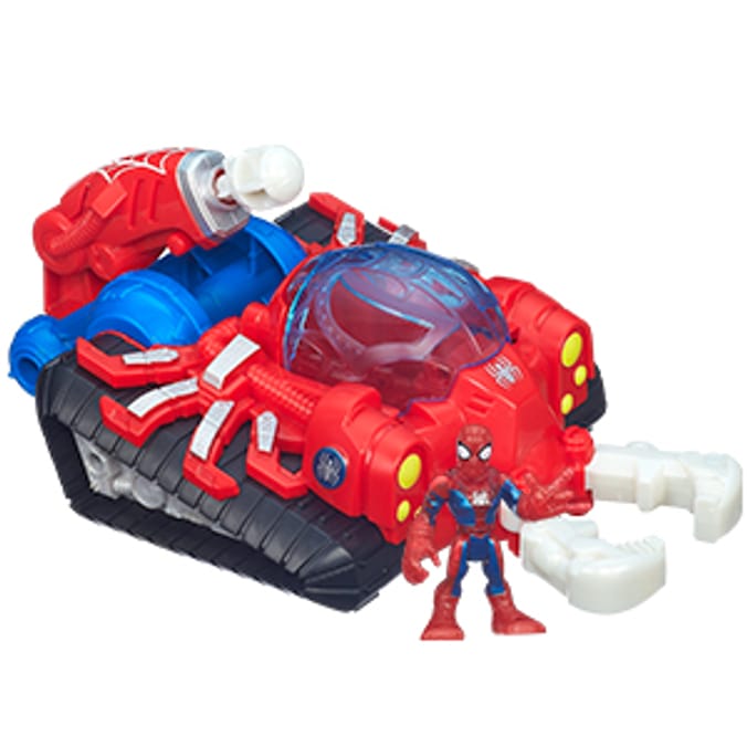 Playskool Heroes: Spider-Man Web Strike Tank adventures action toy ...