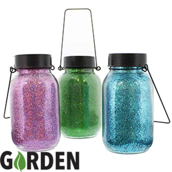Garden Solar Glitter Jars (Case of 12) weddings wedding professional