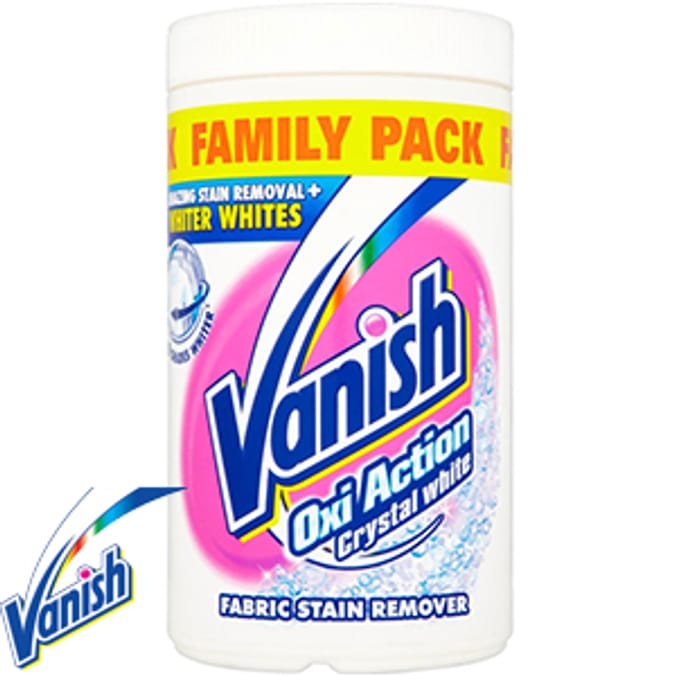 Vanish Crystal White Fabric Stain Remover 1.5kg (Case of 6) laundry