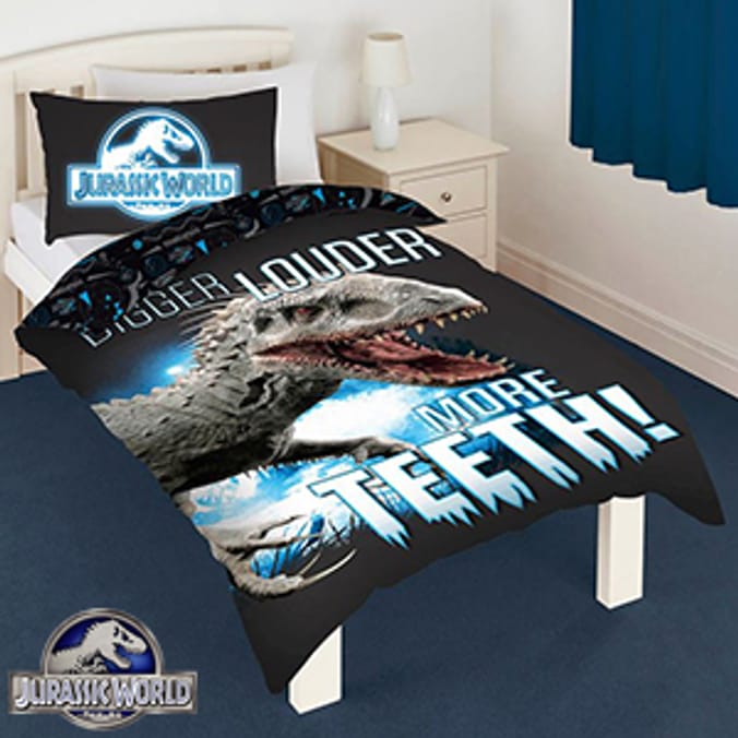 Jurassic world clearance duvet cover single