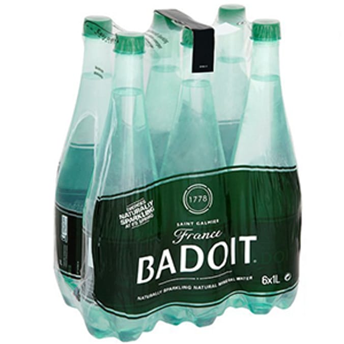 Badoit Sparkling Water (6 x 1L Bottles) drink case multipack natural