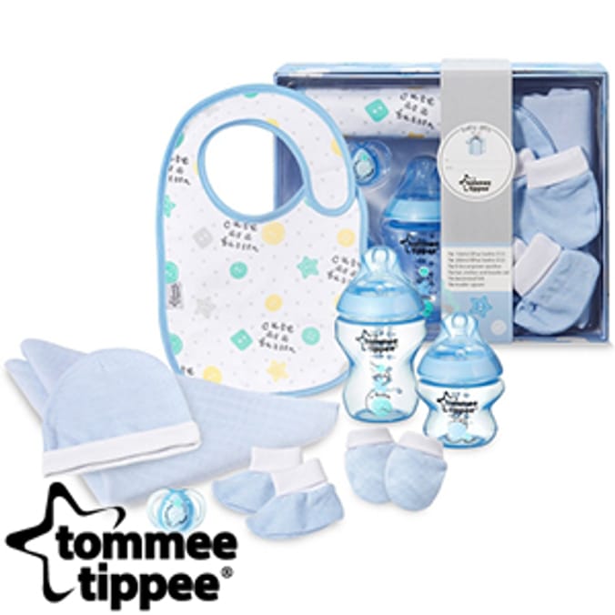 Tommee Tippee New Born Starter Gift Set (Blue) new neutral boy girl
