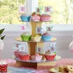 Vintage Tea Party 3 Tier Cake Stand (Case of 24)