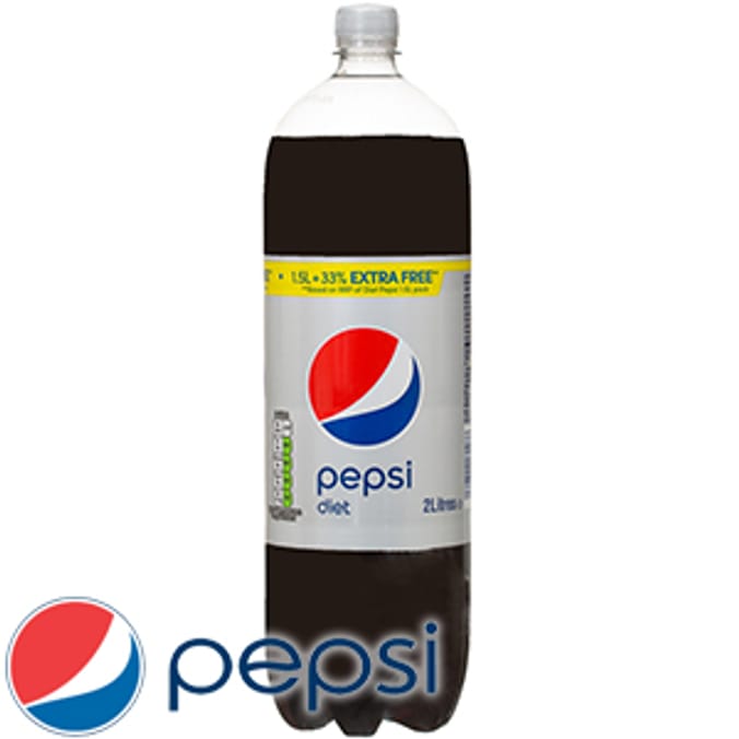 Pepsi Diet (Case of 8 x 2L Bottles)