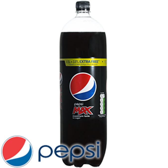 Pepsi Max (Case of 8 x 2L Bottles) coke Home Bargains