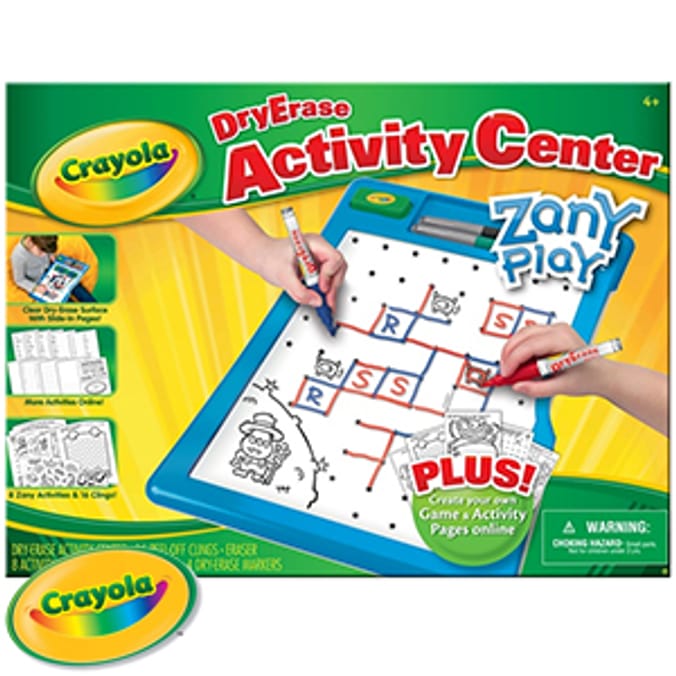 Crayola Dry-Erase Activity Center - Zany Play