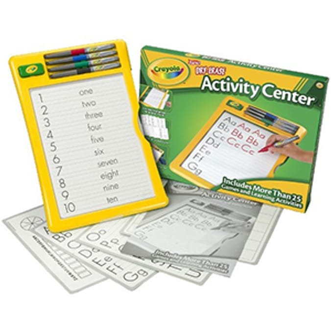 Crayola DryErase Activity Center fun pens creative learning maths