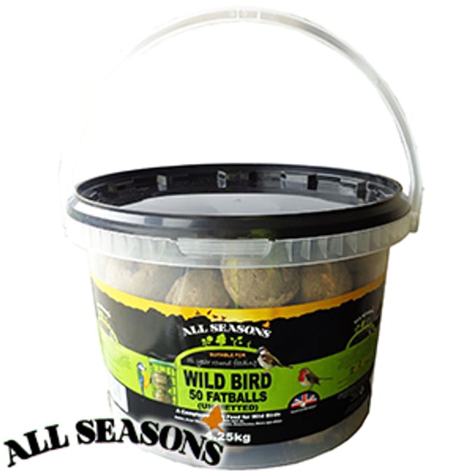 Dawn Chorus Wild Bird Fatballs Mega Bucket, bird food Home