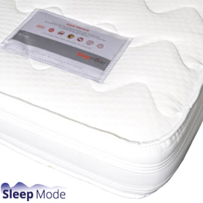 Sleep Mode Nova Super Memory Foam Mattress pocket sprung firm medium
