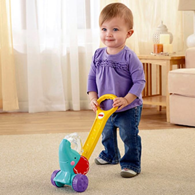 Fisher price elephant pop best sale and push