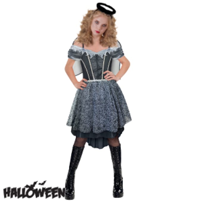 Halloween Fallen Angel Costume witch childrens dress trick or treat