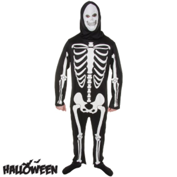 Halloween Adult Skeleton Suit | Home Bargains